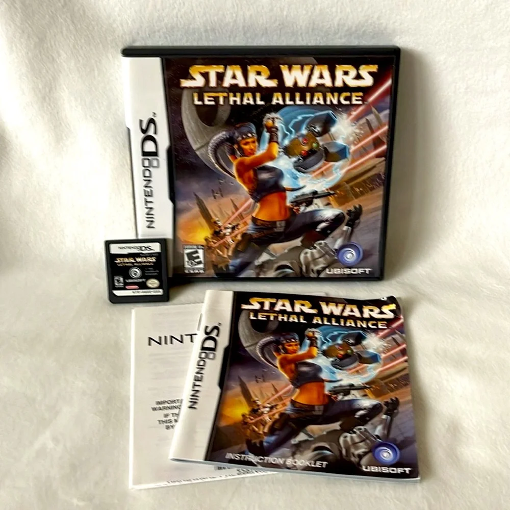 Nintendo DS Star Wars Lethal Alliance Video Game Complete w/Case & Manual